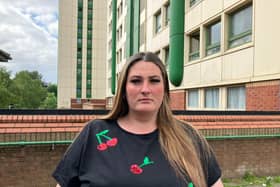 Jayne Warner, a resident in Stockport's Lancashire Hill estate