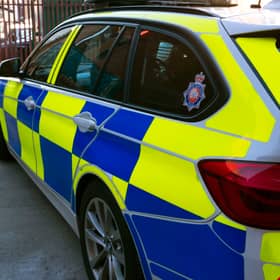 A Greater Manchester Police car