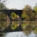 Tottington Viaduct, part of the Kirklees Valley Trail.