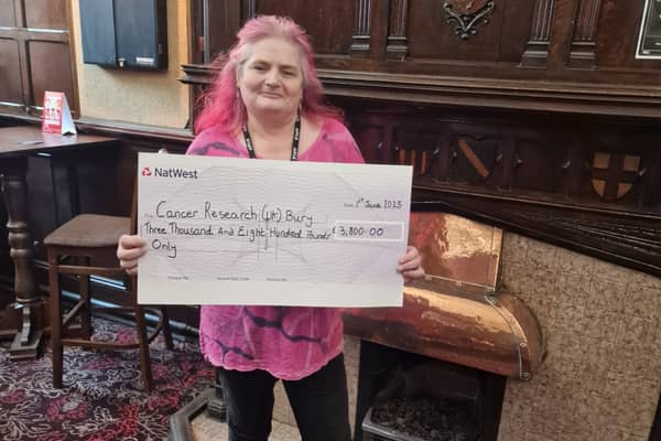 The Old White Lion raised £3,800 for Cancer Research