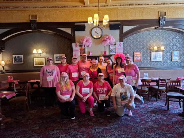 The Old White Lion raised £3,800 for Cancer Research