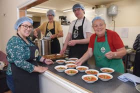 Manchester Airport's Alison Green with FoodCycle volunteer