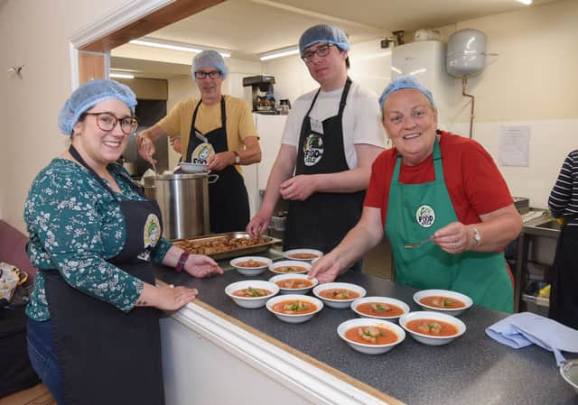 Manchester Airport's Alison Green with FoodCycle volunteer