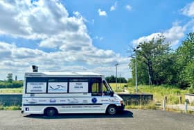 The chippy van and unloved, scruffy layby next to the little-known Sandhills Park - a critical location for north Manchester's regeneration