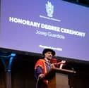 Pep Guardiola Honorary Degree.
