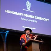 Pep Guardiola Honorary Degree.
