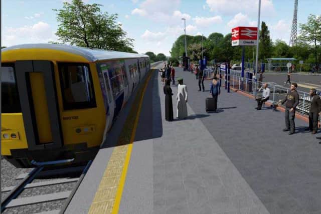 How new Cheadle train station could look