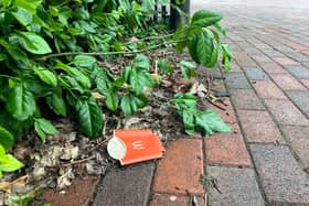 McDonalds litter in Salford Quays