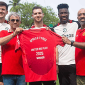 Harry Maguire, Diogo Dalot and Andre Onana attended a special event in India last month
