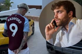 Alejandro Garnacho has posted a picture of himself in an Aston Villa shirt on social media