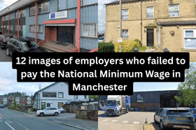 12 images of employers who failed to pay the National Living and National Minimum Wage in Manchester