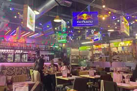 Inside Zaap Thai restaurant in Manchester