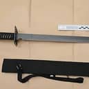 A month-long amnesty to surrender ninja swords before owning them becomes illegal next month has begun. Picture courtesy of Surrey Police 