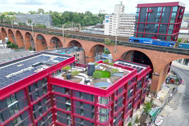Future Weir Mill residents will also be able to enjoy a gym, co-working space, private dining, and a mini cinema area.