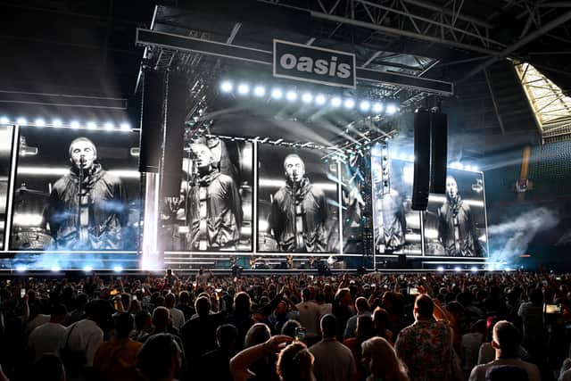Oasis kicked off their reunion tour in Cardiff at Principality Stadium on Friday, July 4.