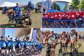 Thousands of cyclists took to the roads this weekend for the iconic Manchester to Blackpool bike ride