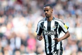 Alexander Isak of Newcastle United looks on during the Premier League match between Newcastle United FC and Everton FC at St James' Park on May 25, 2025 in Newcastle upon Tyne, England. (Photo by George Wood/Getty Images)