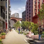 A CGI of the plans for Stockport 8