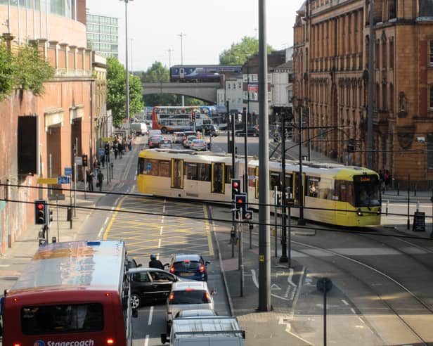 Manchester tram to Eccles