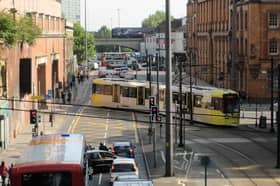 Manchester tram to Eccles