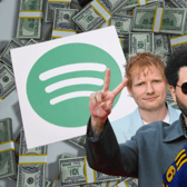 Who, over the last 10 years, has made 'bank' with the number of Spotify streams and estimated revenue made through the streaming platform?