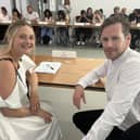 Romola Garai and Shaun Evans.