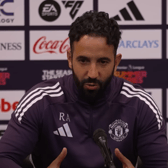 Ruben Amorim spoke to the press after the draw with Everton