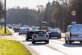 The A34 in Stockport