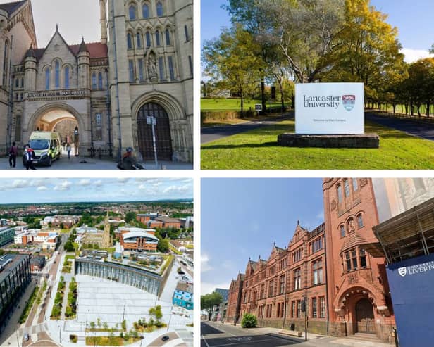 Where all the North West universities rank according to The Complete University Guide.