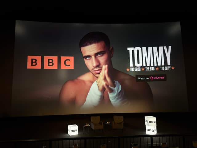 Tommy Fury screening of new series