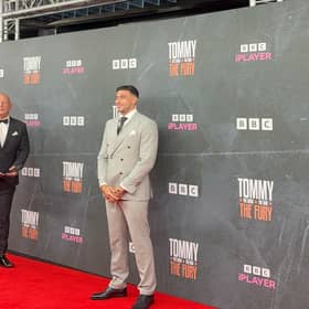 Tommy Fury's premiere was in Manchester last night