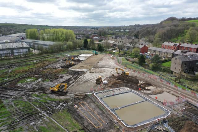 Major flood defence scheme takes shape in Littleborough to protect ...