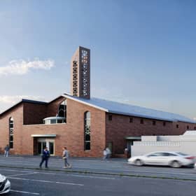 CGI of how the new Jalalia Jaame Mosque in Rochdale could look
