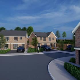 CGI of how new housing development off Bury Road, Rochdale could look