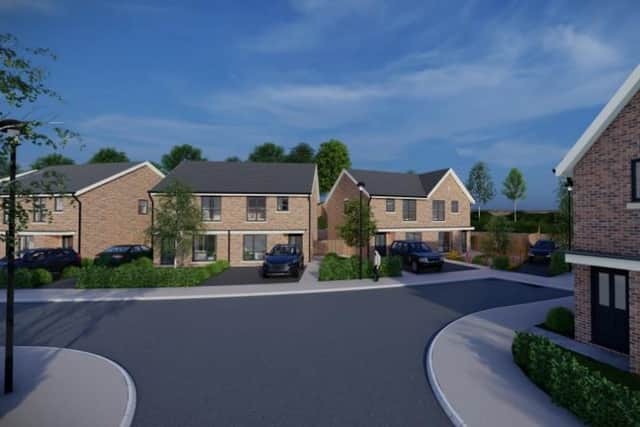 CGI of how new housing development off Bury Road, Rochdale could look
