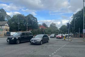 The junction of Leicester Road, Middleton Road, and Bury Old Road in Salford