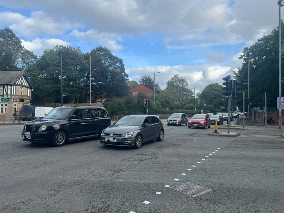 The junction of Leicester Road, Middleton Road, and Bury Old Road in Salford