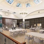 How the Portico's first floor reading room will look after the work