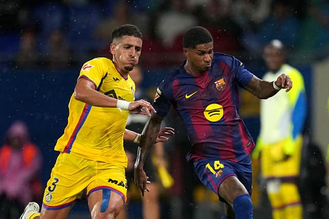Marcus Rashford was dropped from the Barcelona line up to face Getafe