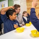 Dame Jessica Ennis Hill hosts breakfast club at Nether Edge Primary School to share her tips for managing morning chaos.