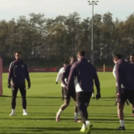 Manchester United trained ahead of their return to Premier League action