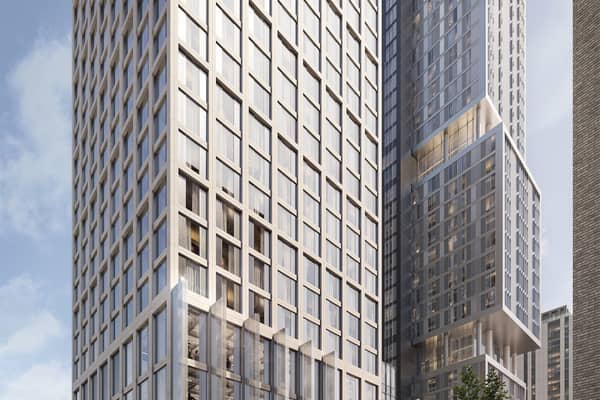 How the new skyscrapers set to be built where Stockton's furniture is on Great Ancoats Street could look