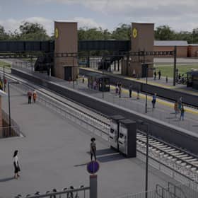 Golborne station CGI 