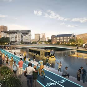The vision for Manchester Ship Canal with Bee Network boats