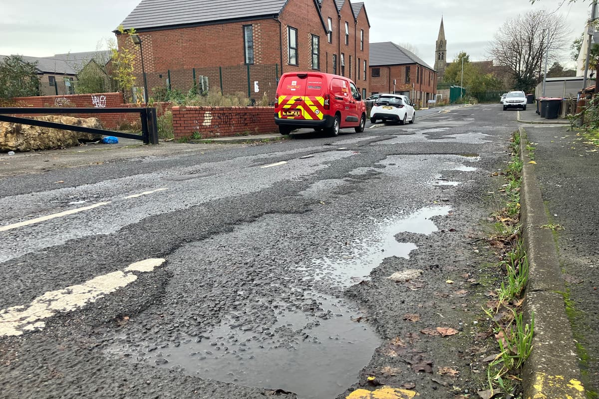 Red Pothole How every Greater Manchester council is ranked for dealing with ...