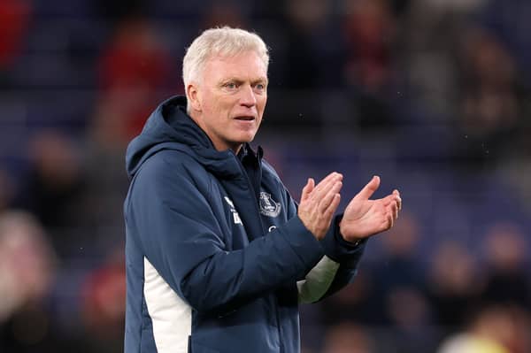 David Moyes applauds his players after Everton's Premier League clash with Nottingham Forest in Liverpool | Naomi Baker/Getty Images