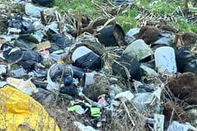 Photos of fly-tipping near Woodhouses