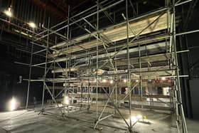 A mysterious image from inside the Oldham Coliseum