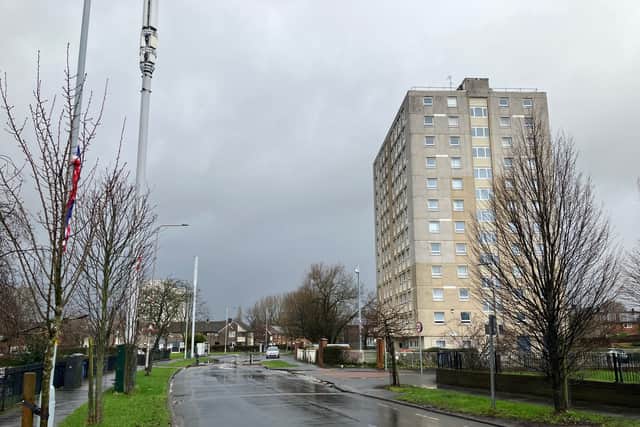 Northumberland Road in Brinnington