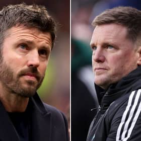 Michael Carrick and Eddie Howe